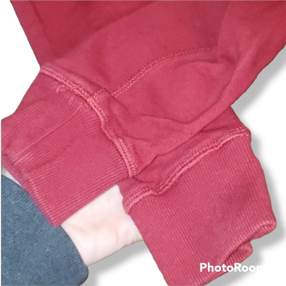 Frank and Oak Red St. Moritz Sweatshirt - Picture 2 of 7